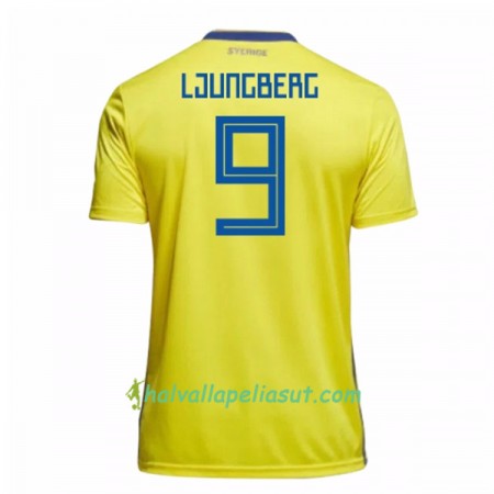 Jalkapallo Pelipaidat Ruotsi Ljungberg 9 World Cup 2018 Kotipaita